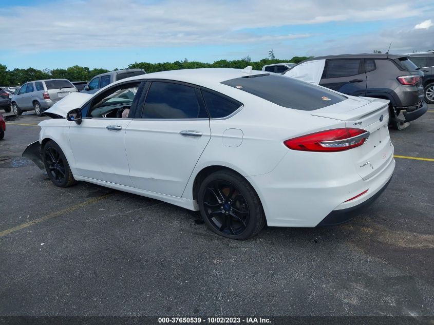 2019 Ford Fusion Se VIN: 3FA6P0HD5KR280844 Lot: 37650539