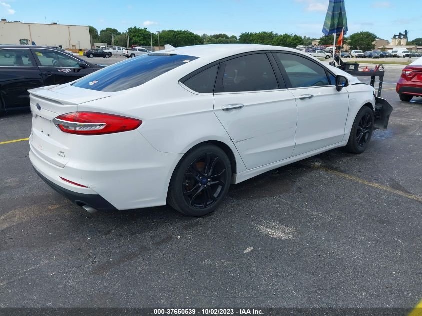 2019 Ford Fusion Se VIN: 3FA6P0HD5KR280844 Lot: 37650539