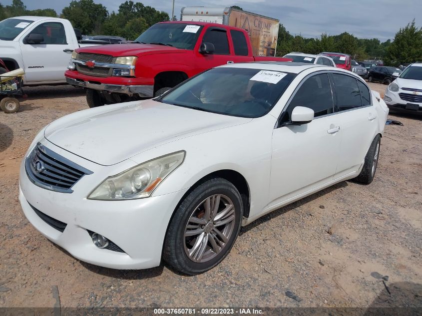 2011 Infiniti G37X VIN: JN1CV6AR0BM351018 Lot: 37650781