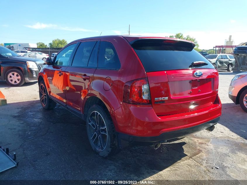 2013 Ford Edge Sel VIN: 2FMDK3JC7DBC88461 Lot: 37651502