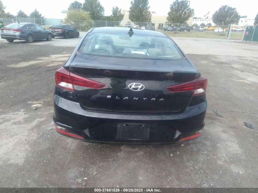 2019 Hyundai Elantra Sel VIN: KMHD84LF1KU787761 Lot: 37651526