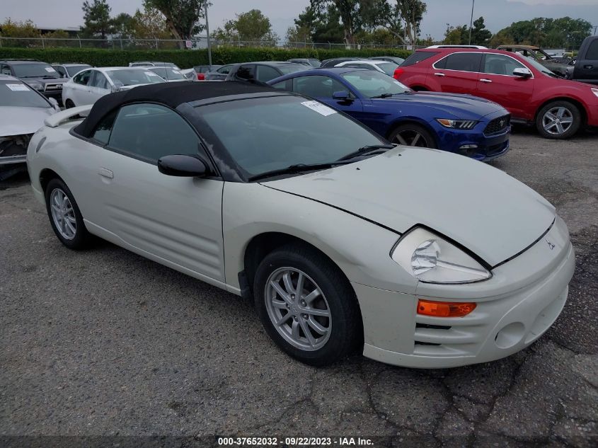 2002 Mitsubishi Eclipse Gs VIN: 4A3AE45G02E078168 Lot: 37652032