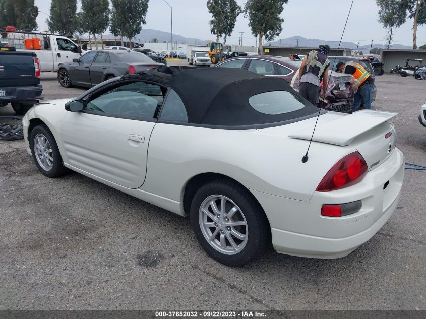 2002 Mitsubishi Eclipse Gs VIN: 4A3AE45G02E078168 Lot: 37652032