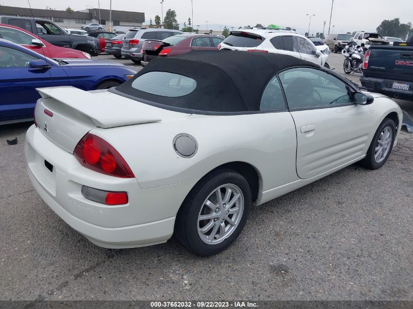 2002 Mitsubishi Eclipse Gs VIN: 4A3AE45G02E078168 Lot: 37652032