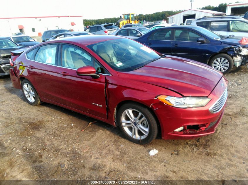 3FA6P0LU5JR173427 2018 Ford Fusion Hybrid Se