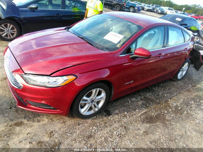 2018 Ford Fusion Hybrid Se VIN: 3FA6P0LU5JR173427 Lot: 37653079