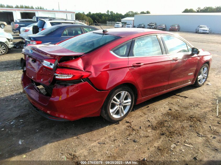 2018 Ford Fusion Hybrid Se VIN: 3FA6P0LU5JR173427 Lot: 37653079