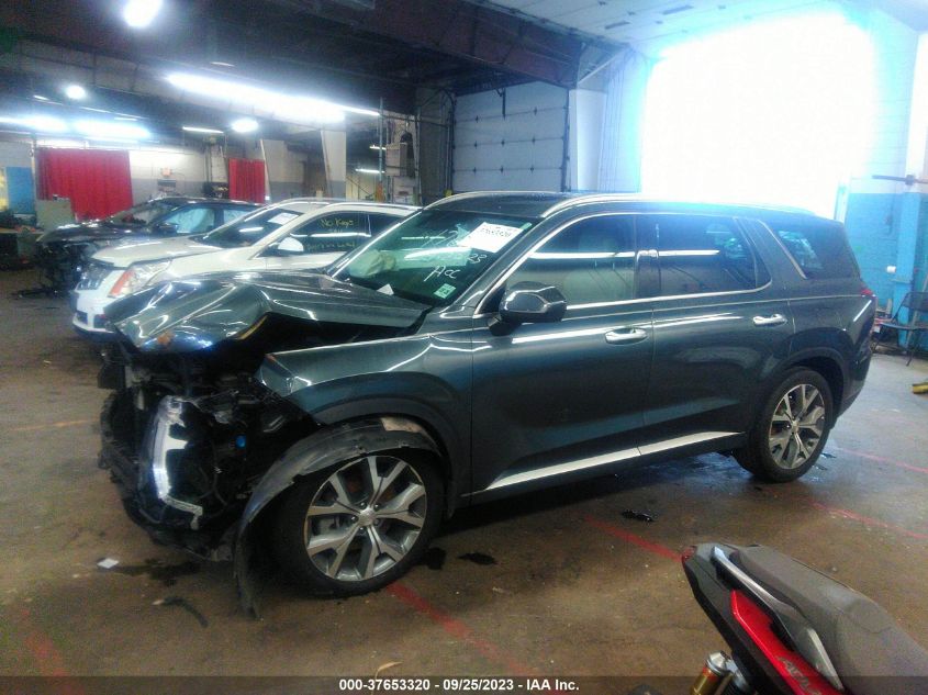 2022 Hyundai Palisade Sel VIN: KM8R4DHE7NU366388 Lot: 37653320