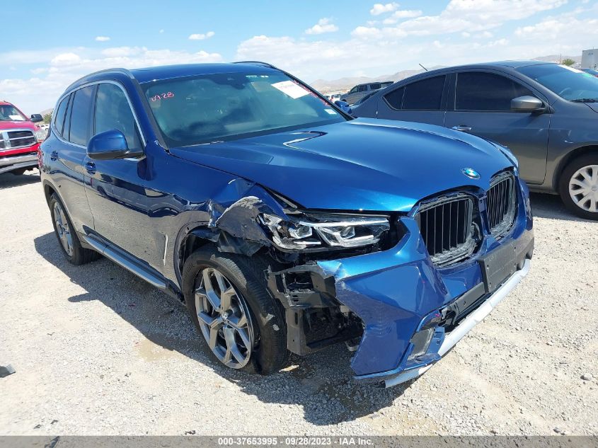 2023 BMW X3 xDrive30I VIN: 5UX53DP0XP9P71144 Lot: 37653995