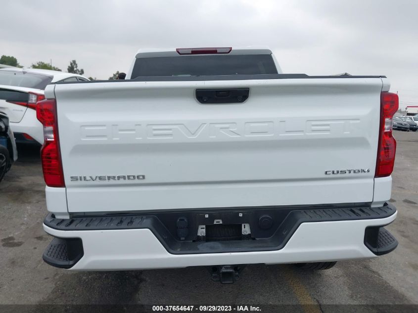 2022 Chevrolet Silverado 1500 2Wd Short Bed Custom VIN: 3GCPABEK7NG528445 Lot: 37654647