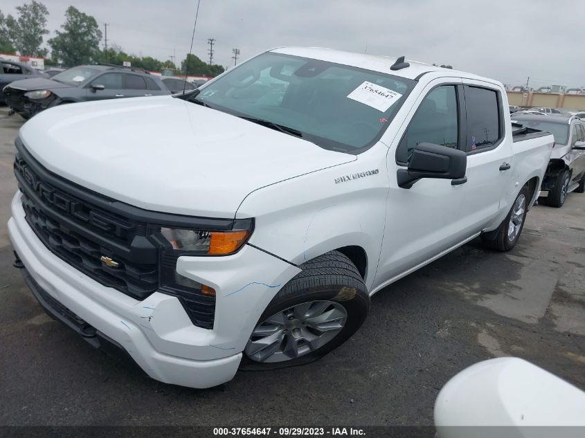 2022 Chevrolet Silverado 1500 2Wd Short Bed Custom VIN: 3GCPABEK7NG528445 Lot: 37654647