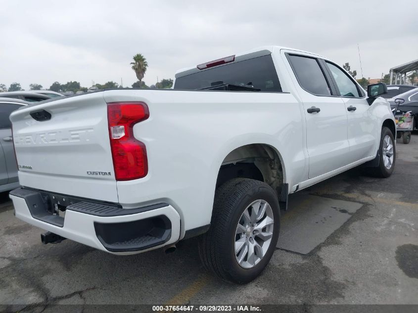 2022 Chevrolet Silverado 1500 2Wd Short Bed Custom VIN: 3GCPABEK7NG528445 Lot: 37654647