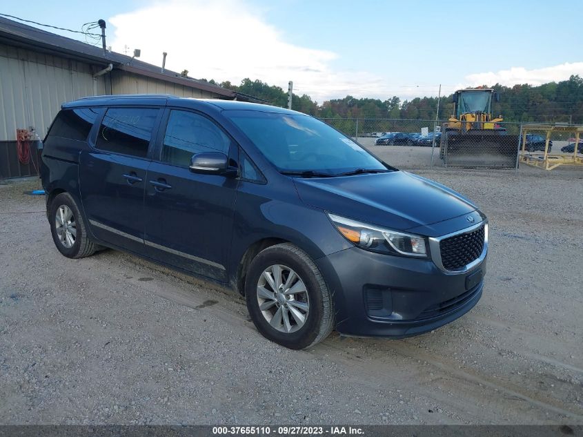 KNDMB5C11G6090554 2016 KIA SEDONA - Image 1