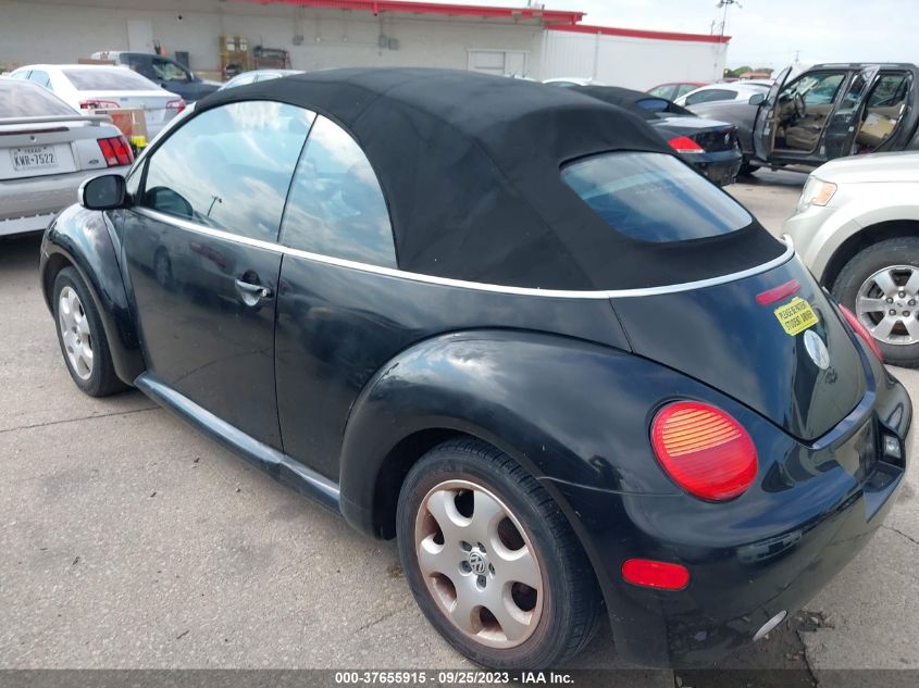 2003 Volkswagen New Beetle Convertible Gls VIN: 3VWCK21Y83M321015 Lot: 37997317