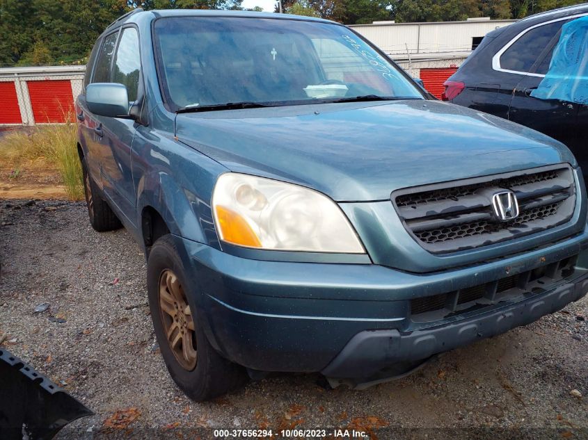 5FNYF18535B030867 2005 Honda Pilot Ex-L