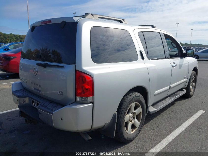 2006 Nissan Armada Se VIN: 5N1AA08B46N722747 Lot: 37657234