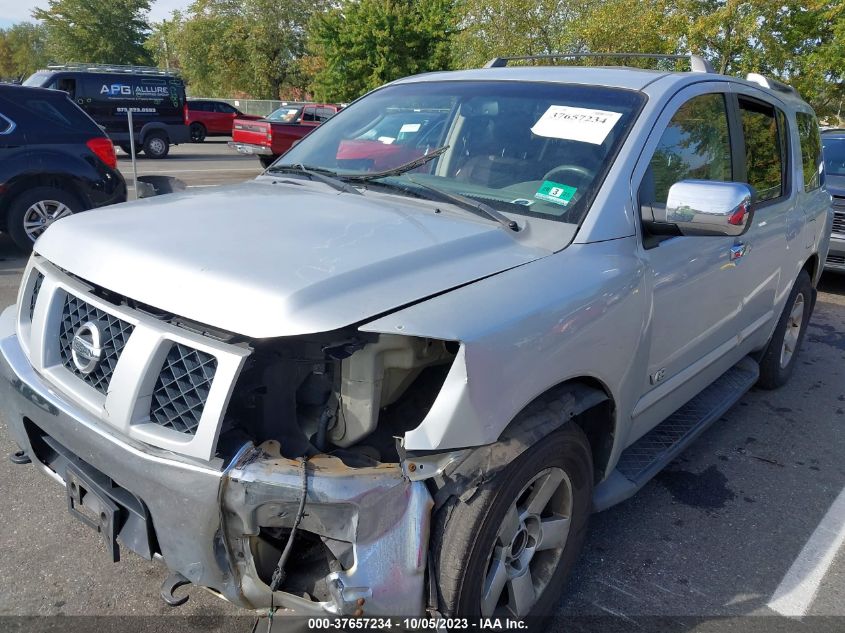 2006 Nissan Armada Se VIN: 5N1AA08B46N722747 Lot: 37657234