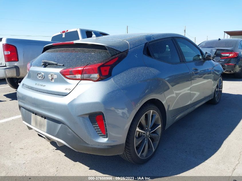 2019 Hyundai Veloster 2.0 Premium VIN: KMHTG6AF1KU014396 Lot: 37658986