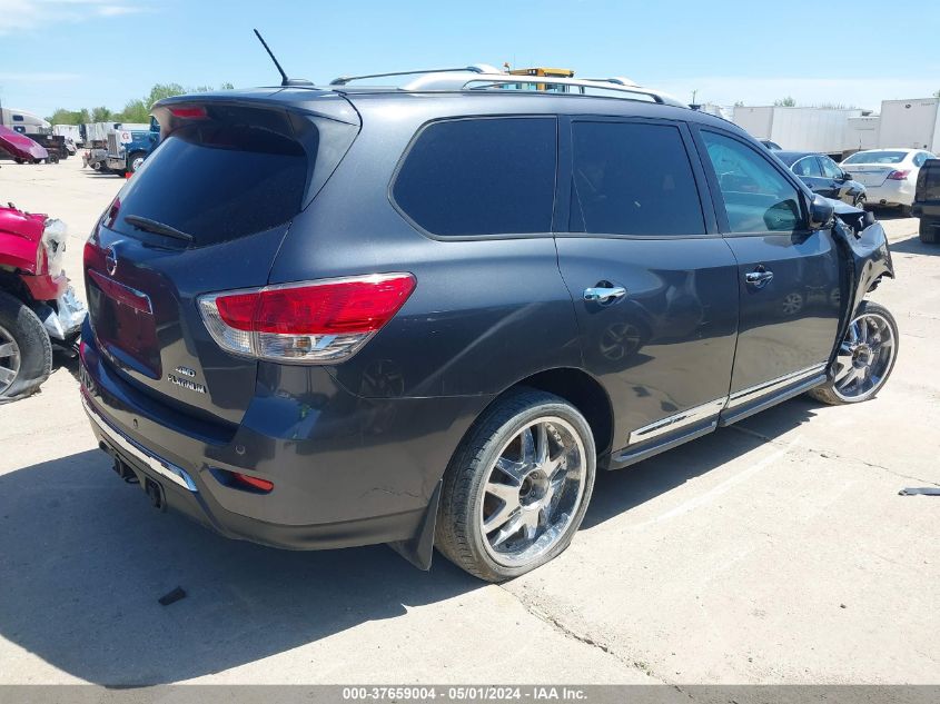 2014 Nissan Pathfinder Platinum VIN: 5N1AR2MM3EC624217 Lot: 37659004