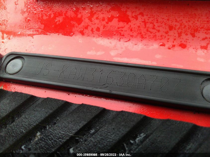 2007 Kawasaki Ultra 250 X VIN: KAW31630A707 Lot: 37659366