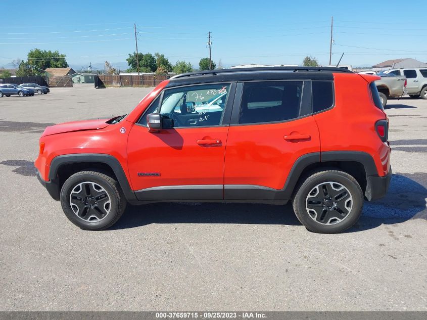 2017 Jeep Renegade Trailhawk 4X4 VIN: ZACCJBCB0HPG42680 Lot: 37659715