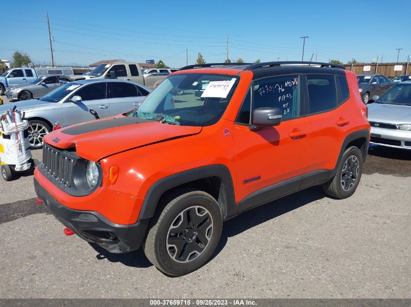 2017 Jeep Renegade Trailhawk 4X4 VIN: ZACCJBCB0HPG42680 Lot: 37659715