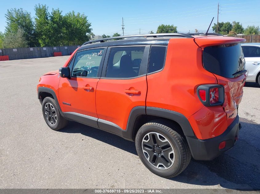 2017 Jeep Renegade Trailhawk 4X4 VIN: ZACCJBCB0HPG42680 Lot: 37659715