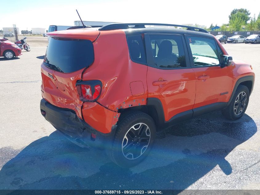 2017 Jeep Renegade Trailhawk 4X4 VIN: ZACCJBCB0HPG42680 Lot: 37659715