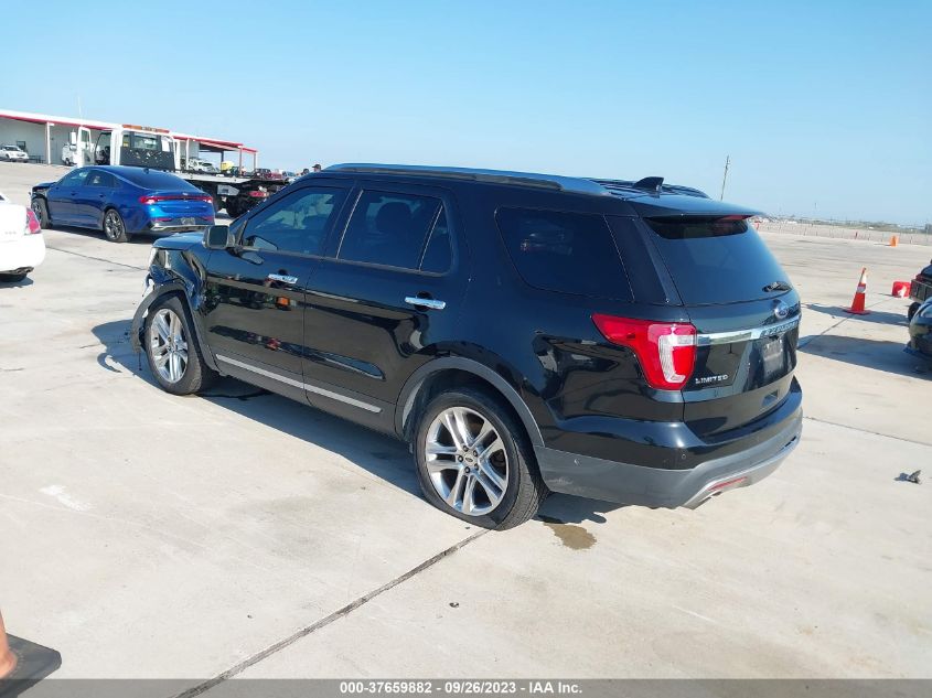 2017 Ford Explorer Limited VIN: 1FM5K7FH3HGB66355 Lot: 37659882