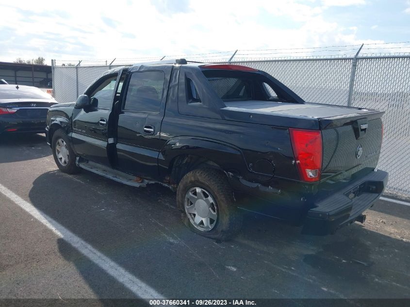 2003 Cadillac Escalade Ext VIN: 3GYEK63N43G331104 Lot: 37660341