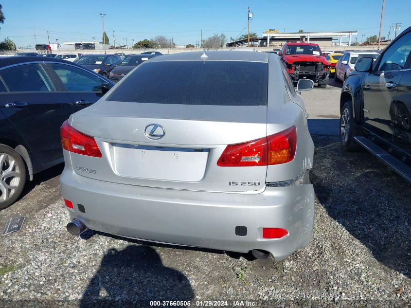 2007 Lexus Is 250 VIN: JTHBK262675045172 Lot: 37660505