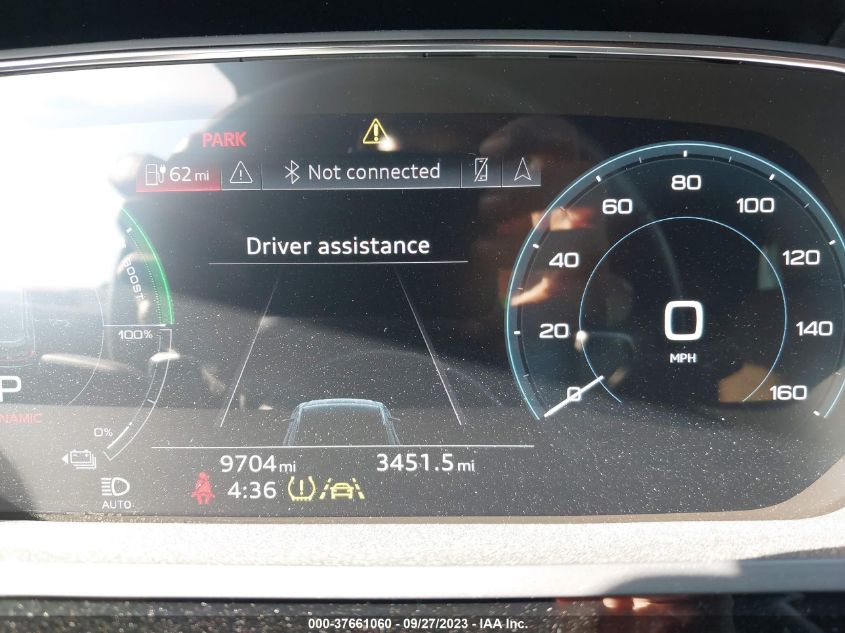 2022 Audi E-Tron Premium VIN: WA1AAAGE9NB006989 Lot: 37661060