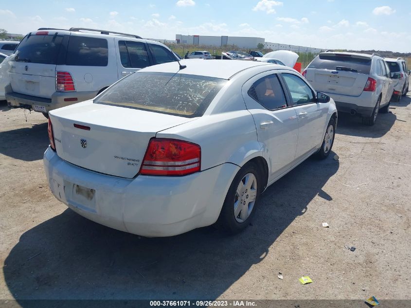 1B3CC4FB0AN163676 2010 Dodge Avenger Sxt
