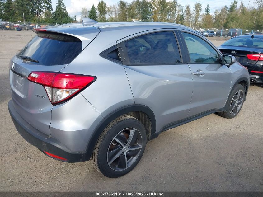 2022 Honda Hr-V Ex VIN: 3CZRU6H54NM749980 Lot: 37662181