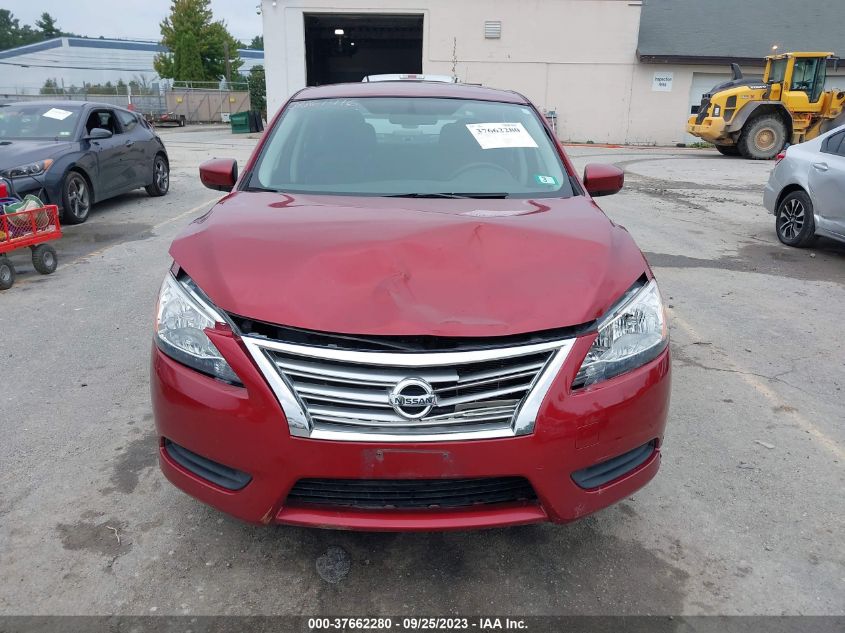 2015 Nissan Sentra Fe+ S/Sv/S/Sr/Sl VIN: 3N1AB7AP4FL663427 Lot: 37662280