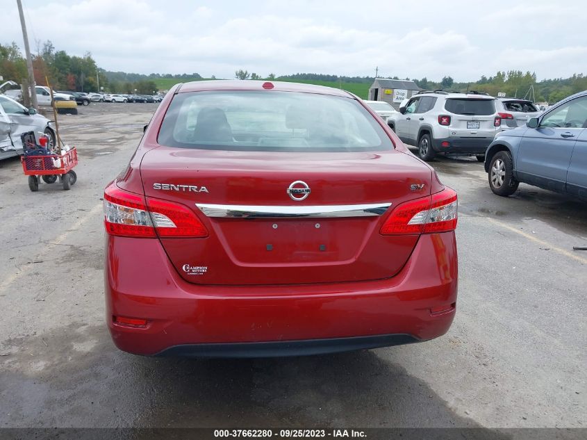 2015 Nissan Sentra Fe+ S/Sv/S/Sr/Sl VIN: 3N1AB7AP4FL663427 Lot: 37662280