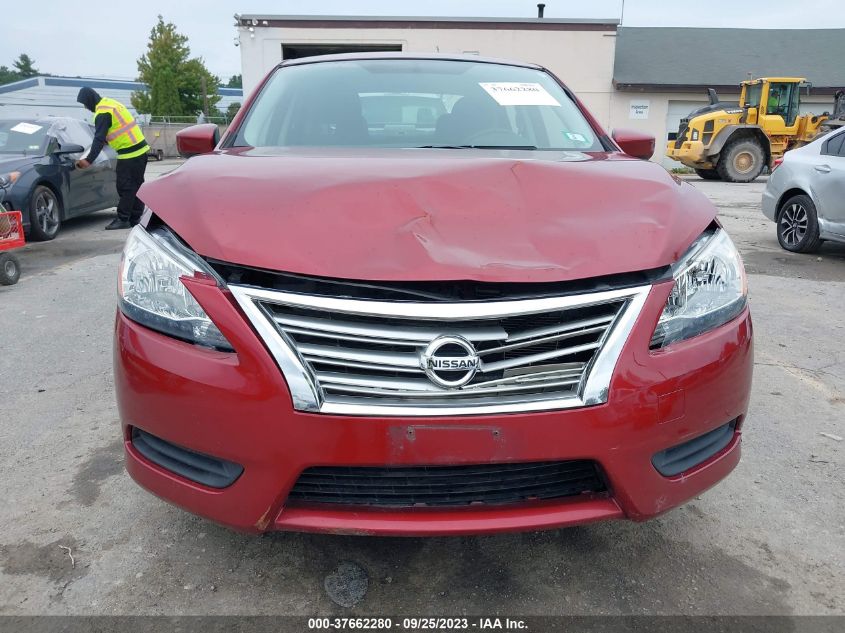 2015 Nissan Sentra Fe+ S/Sv/S/Sr/Sl VIN: 3N1AB7AP4FL663427 Lot: 37662280