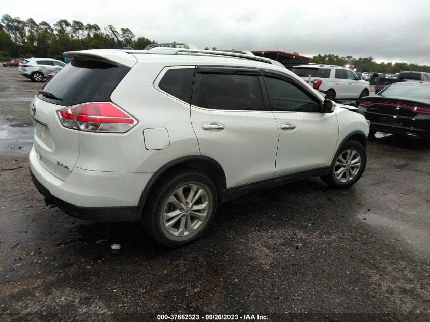 2016 Nissan Rogue Sv VIN: KNMAT2MV0GP636092 Lot: 37662323