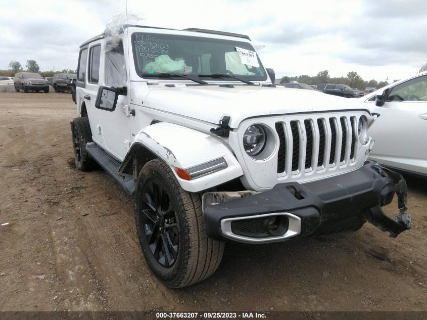 2021 Jeep Wrangler 4Xe Unlimited Sahara VIN: 1C4JJXP60MW770335 Lot: 37663207