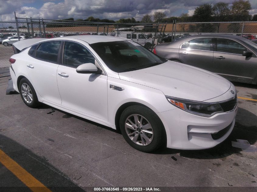 2018 Kia Optima Lx VIN: 5XXGT4L31JG186165 Lot: 37663545