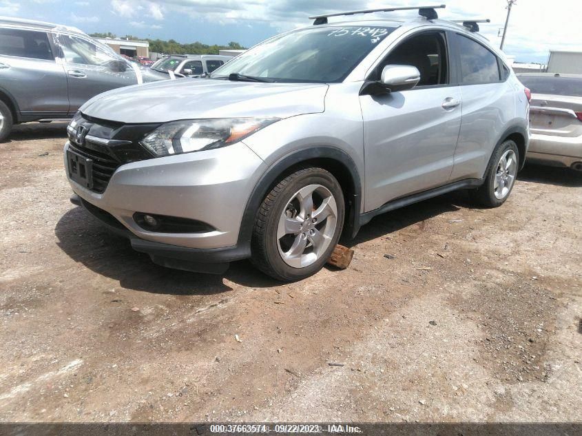 2016 Honda Hr-V Ex-L VIN: 3CZRU6H74GM757243 Lot: 37663574