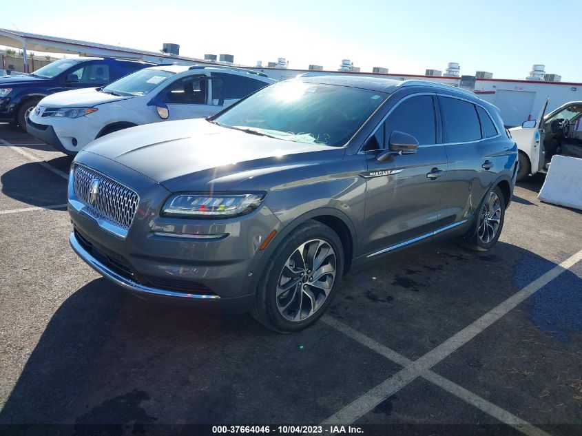 2021 Lincoln Nautilus Reserve VIN: 2LMPJ6K92MBL01948 Lot: 37664046