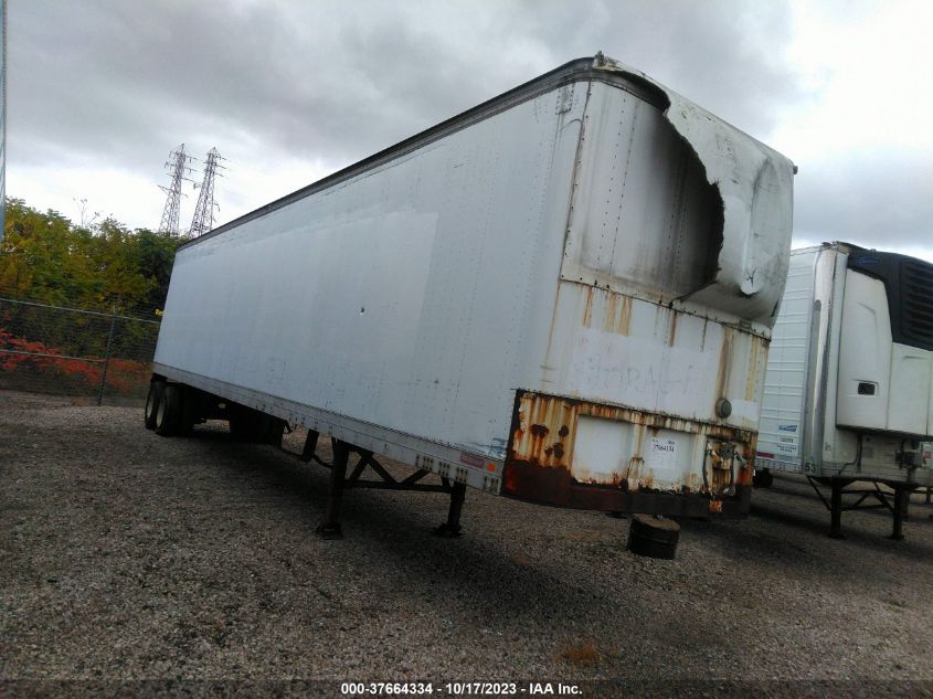 1980 Fruehauf Box Trailer VIN: 00000000MET020005 Lot: 37664334