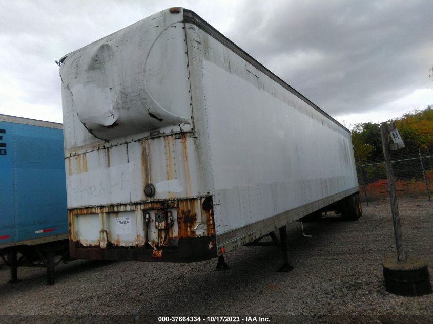 1980 Fruehauf Box Trailer VIN: 00000000MET020005 Lot: 37664334