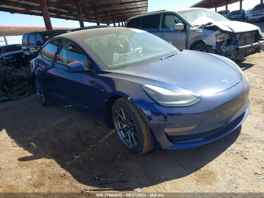 2022 Tesla Model 3 Long Range VIN: 5YJ3E1EB2NF166639 Lot: 37664802