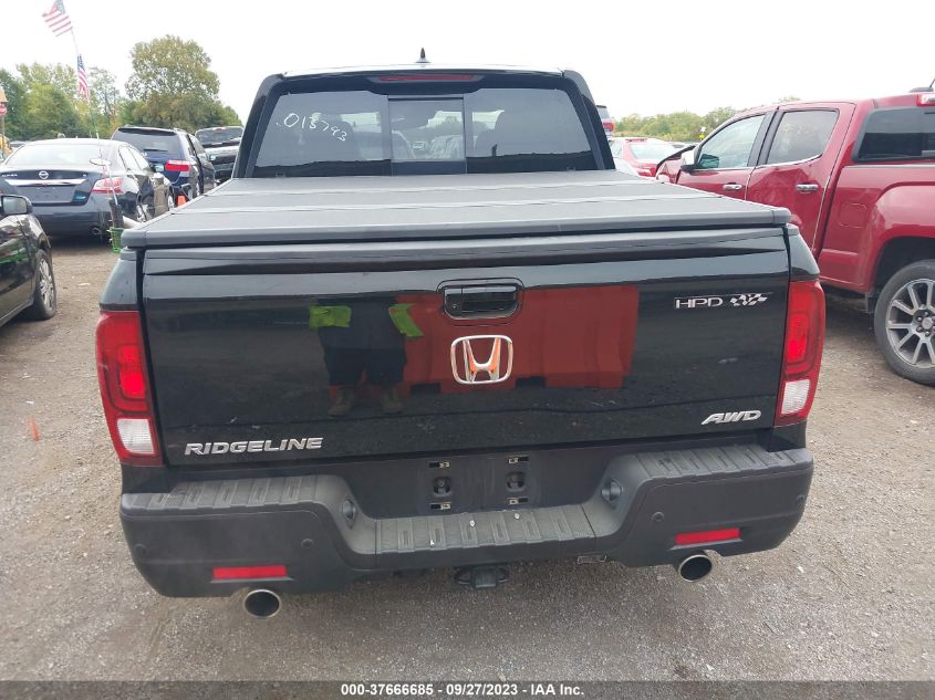 2022 Honda Ridgeline Rtl-E VIN: 5FPYK3F7XNB013793 Lot: 37666685