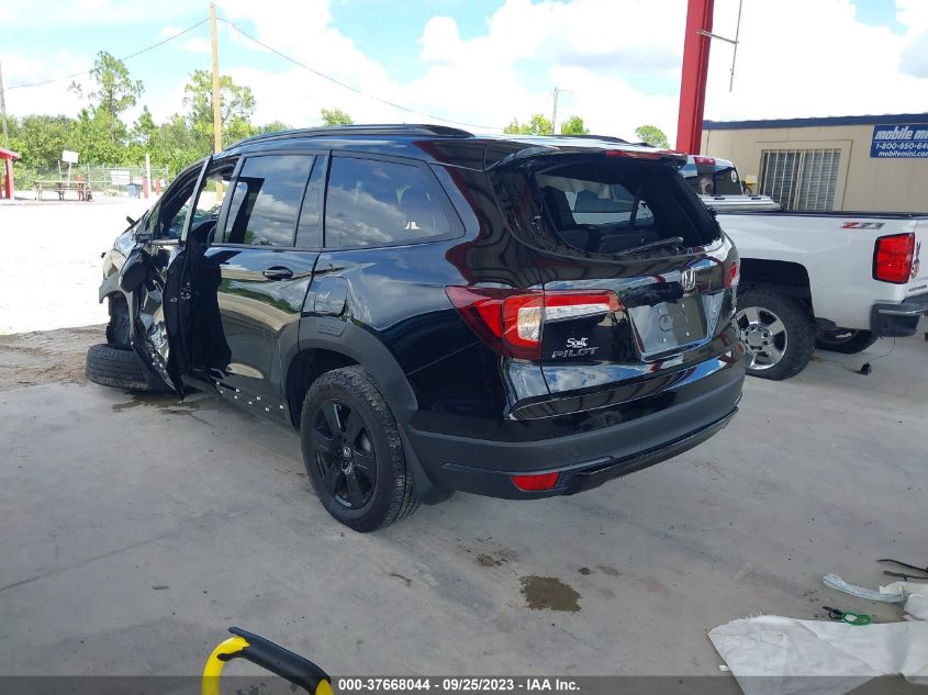 2022 Honda Pilot Awd Trailsport VIN: 5FNYF6H83NB086704 Lot: 37668044