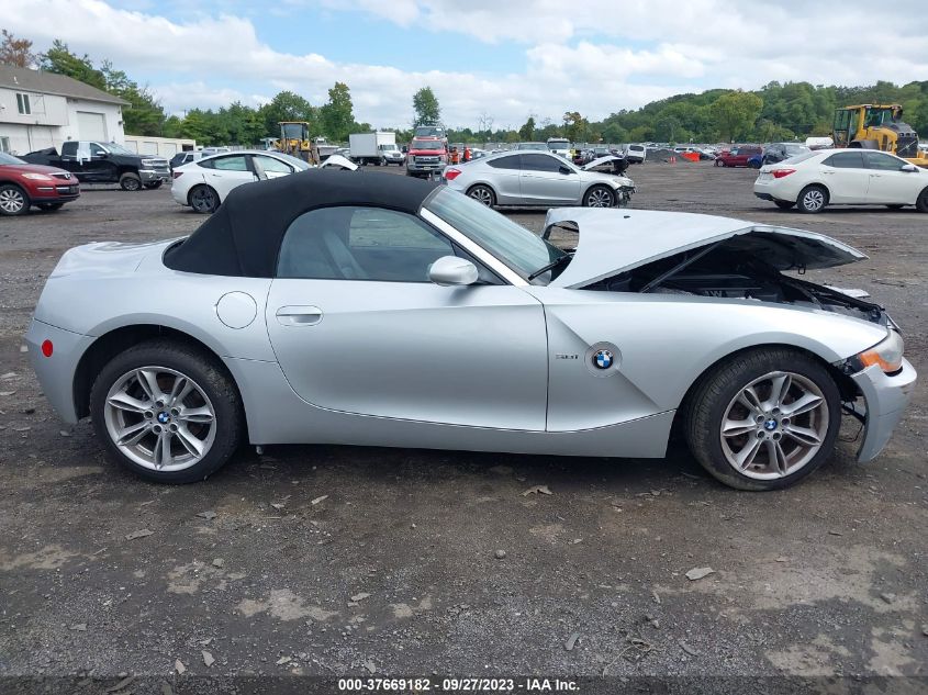 2003 BMW Z4 3.0I VIN: 4USBT53423LU00943 Lot: 37669182