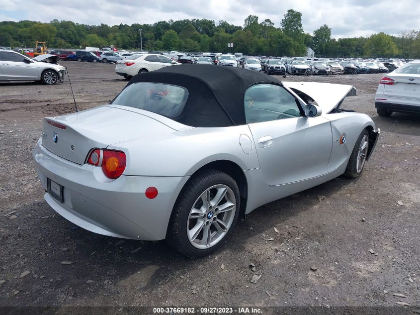 2003 BMW Z4 3.0I VIN: 4USBT53423LU00943 Lot: 37669182