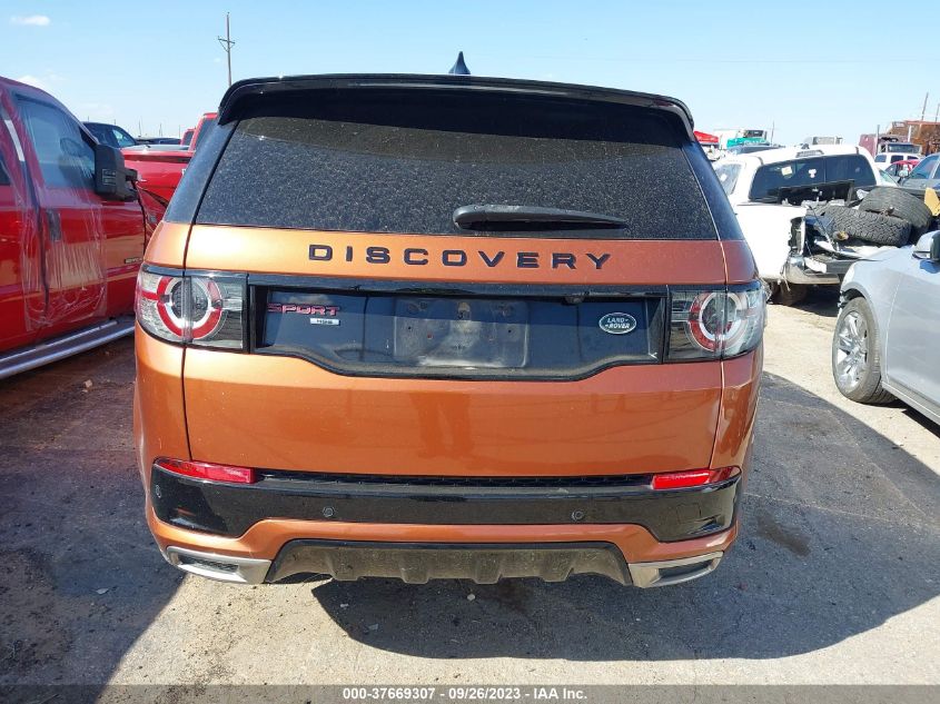 2018 Land Rover Discovery Sport Hse VIN: SALCR2RX5JH744915 Lot: 37669307